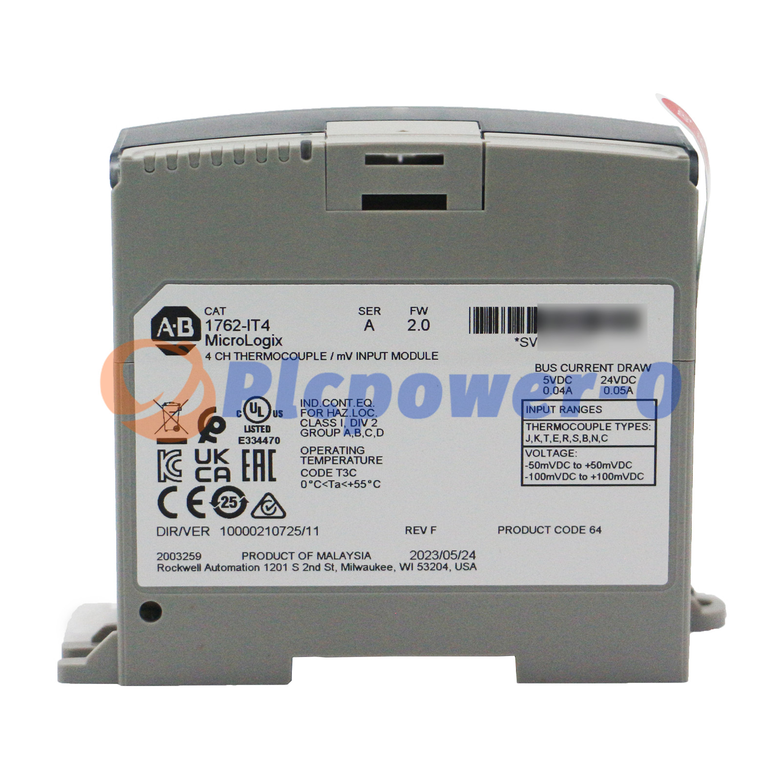 New 1762-IT4 Allen-Bradley 1762 MicroLogix 1200 System 4 Point Input Module