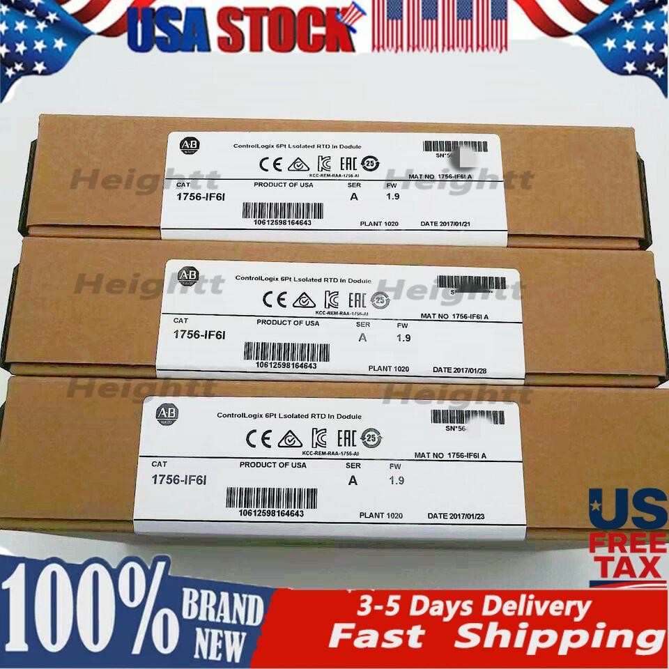 New Factory Allen-Bradley 1756-IF6I Controllogix Analog Isolated Input Module US