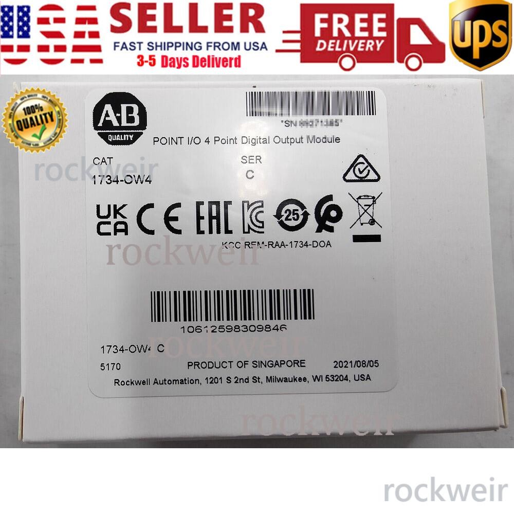 1734-OW4 AB Point I/O 4 Point Digital Output Module Allen-Bradley US Free Tax