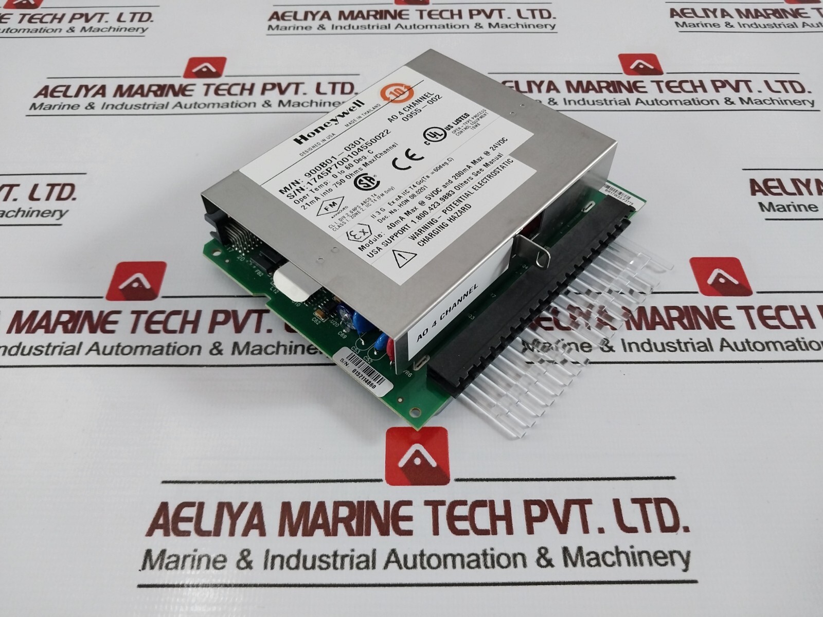 Honeywell 900B01-0301 4-Point Analog Output Module HC900 Controller 24VDC, 94V-0