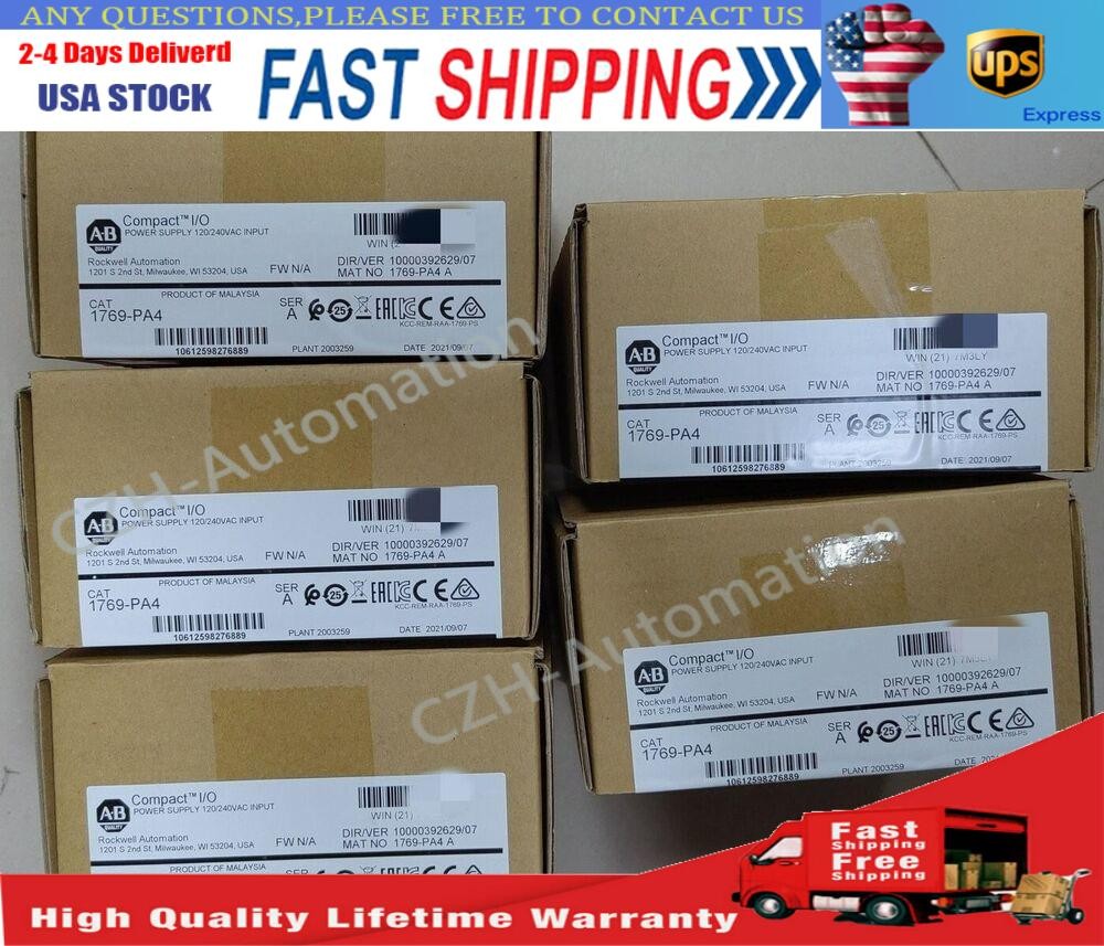 New Allen-Bradley 1769-PA4 SER A Compact Power Supply Module 1769PA4