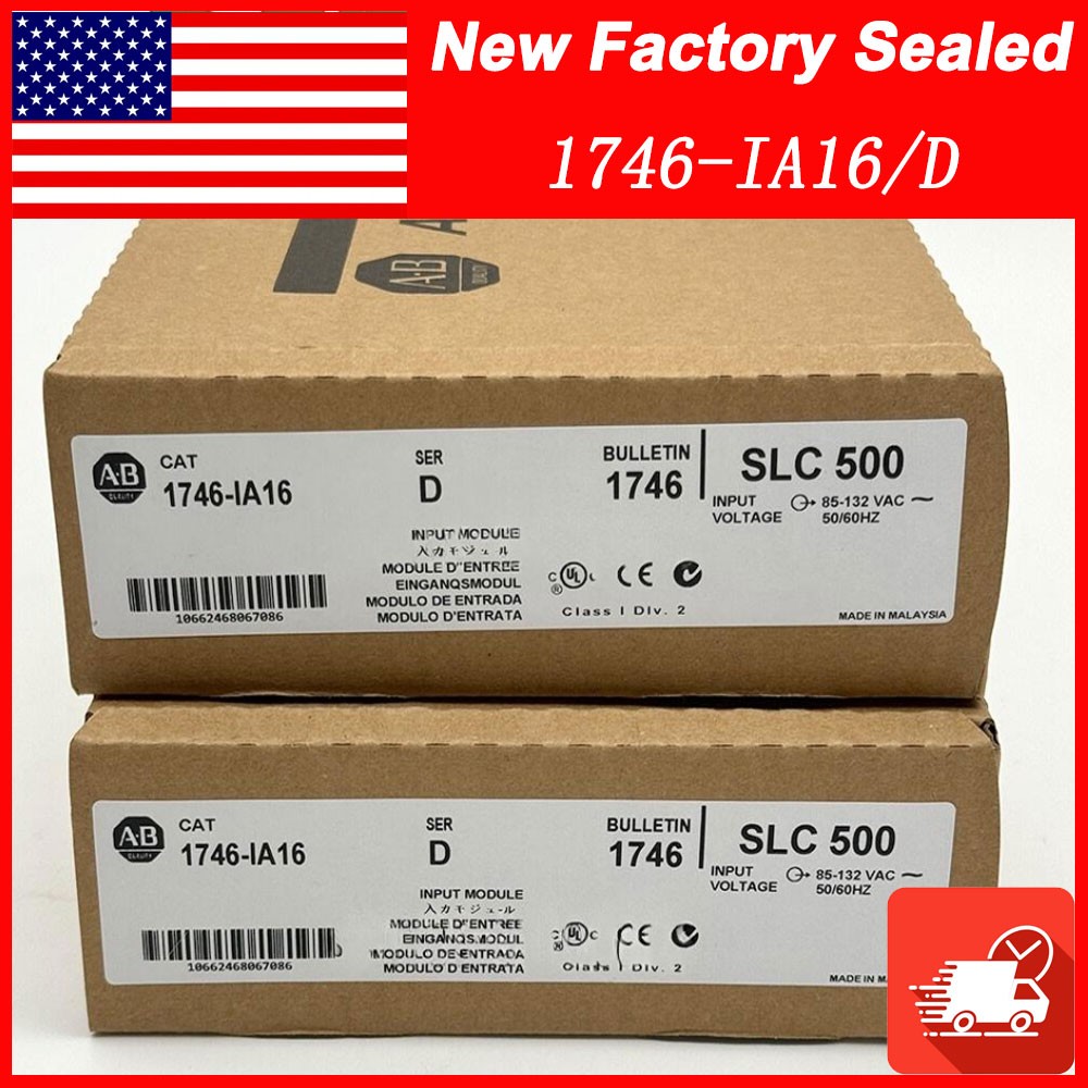 New Factory Sealed AB 1746-IA16 Series C SLC 500 Input Module