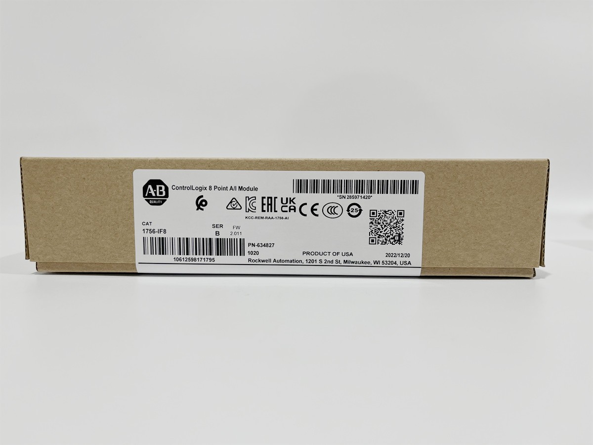 Factory Sealed New ControlLogix 8 Point A/I Module 1756-IF8 /B