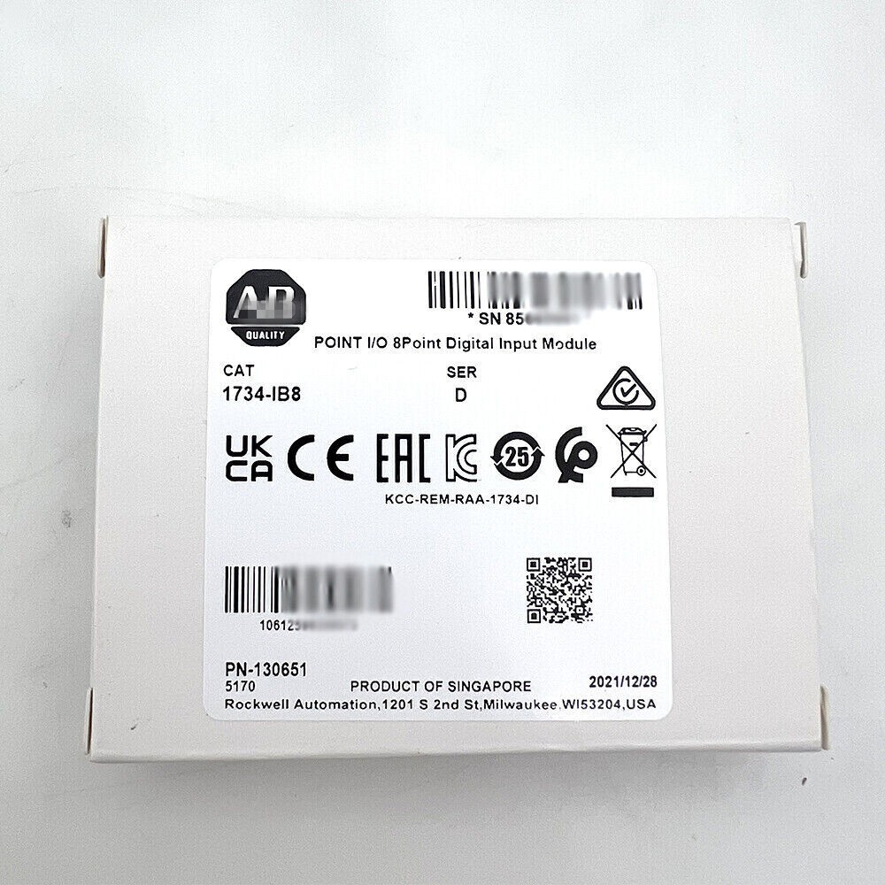 Factory Sealed Allen-Bradley 1734IB8 8 Point Digital Input Module 1734-IB8/D New