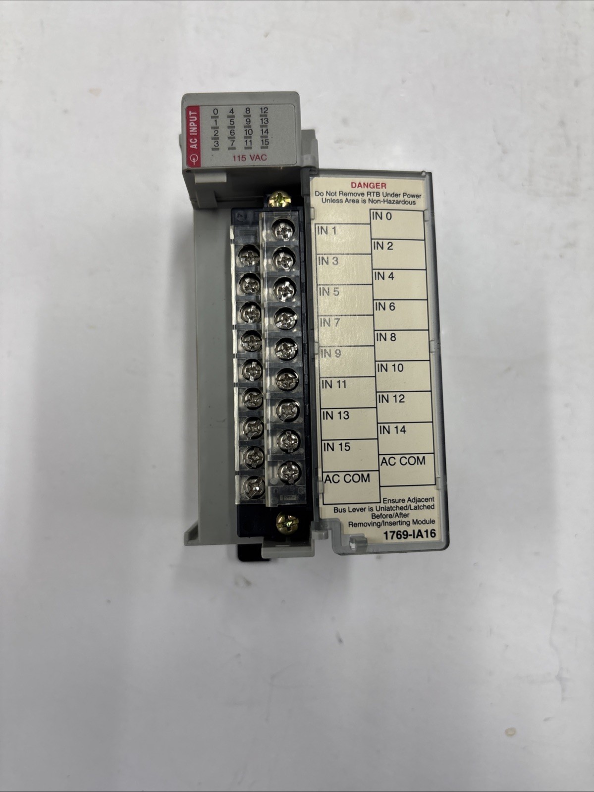 Allen-Bradley 1769-IA16 Ser. A Rev. 2 Input Module F/W Rev. 3.1