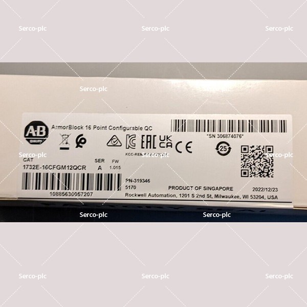 Allen Bradley 1732E-16CFGM12QCR​ EtherNet/IP Intelligent I/O Module