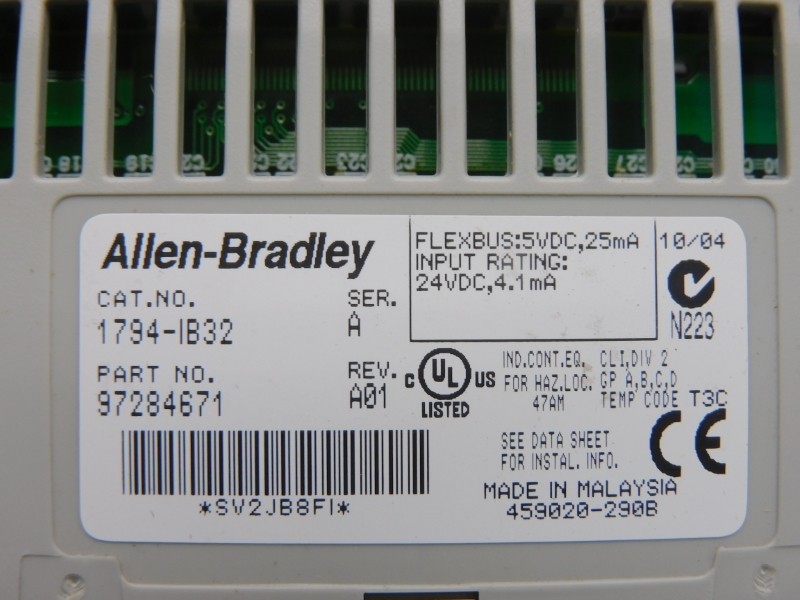 ALLEN BRADLEY 1794-IB32 SER. A REV. A01 24VDC UNMP
