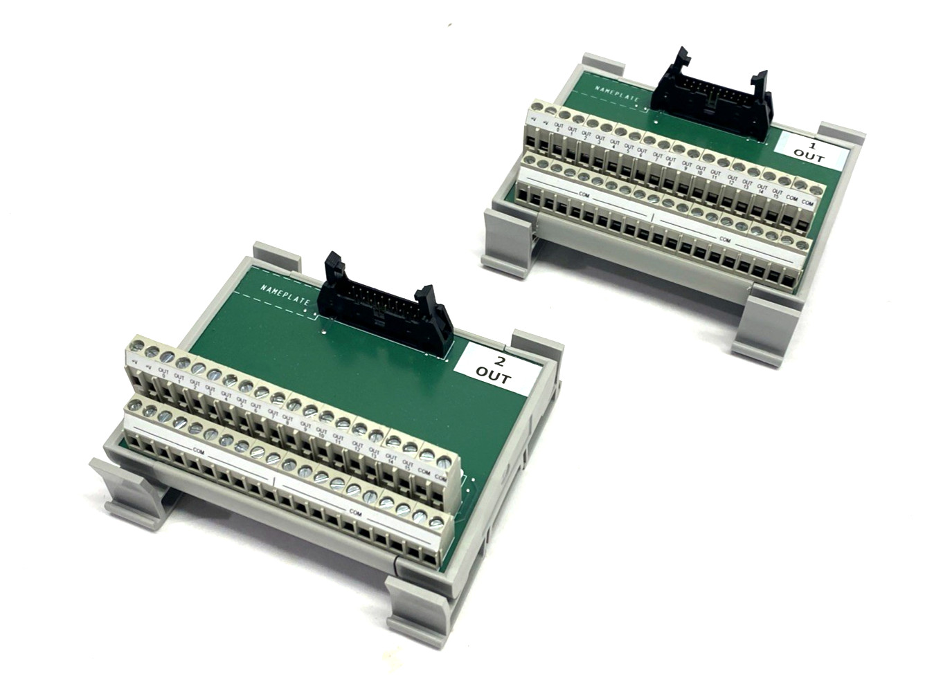 Allen Bradley 1492-IFM20F-2 Ser. C 20-Point Digital Interface Module LOT OF 2