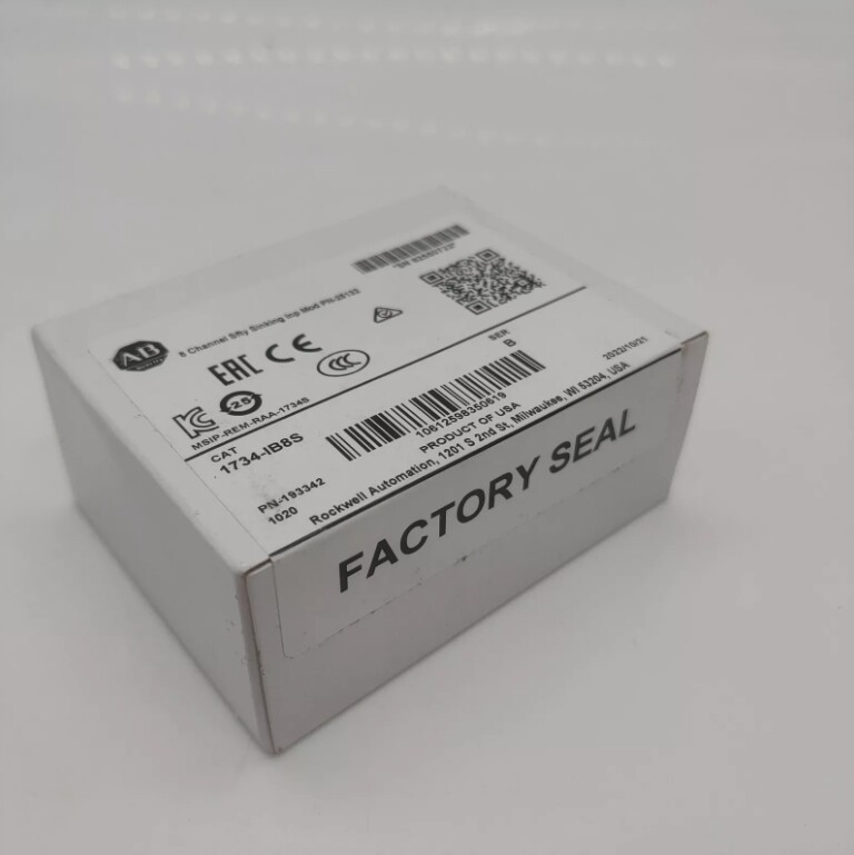 AB 1734-IB8S Ser B 8 Channel Sfty Sinking Input Module 1734IB8S New Sealed 2023