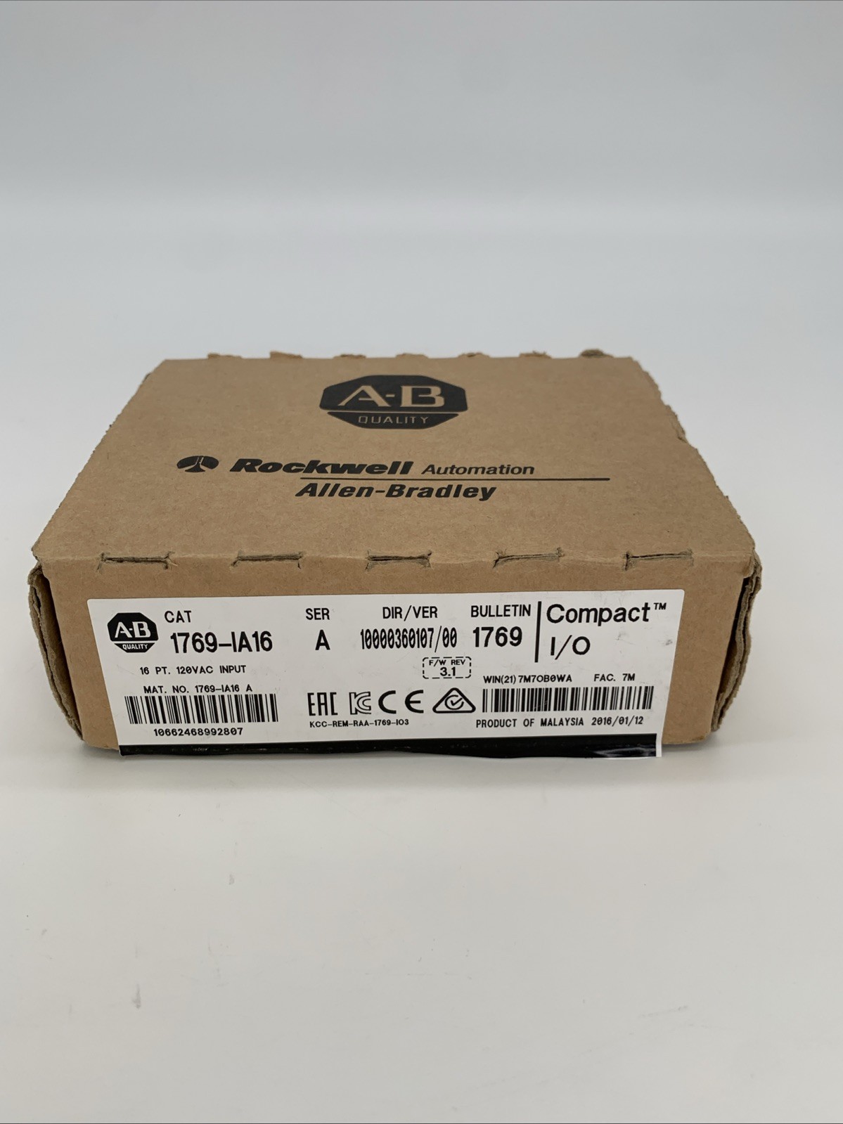 Allen Bradley 1769-IA16 (Surplus Open Box)