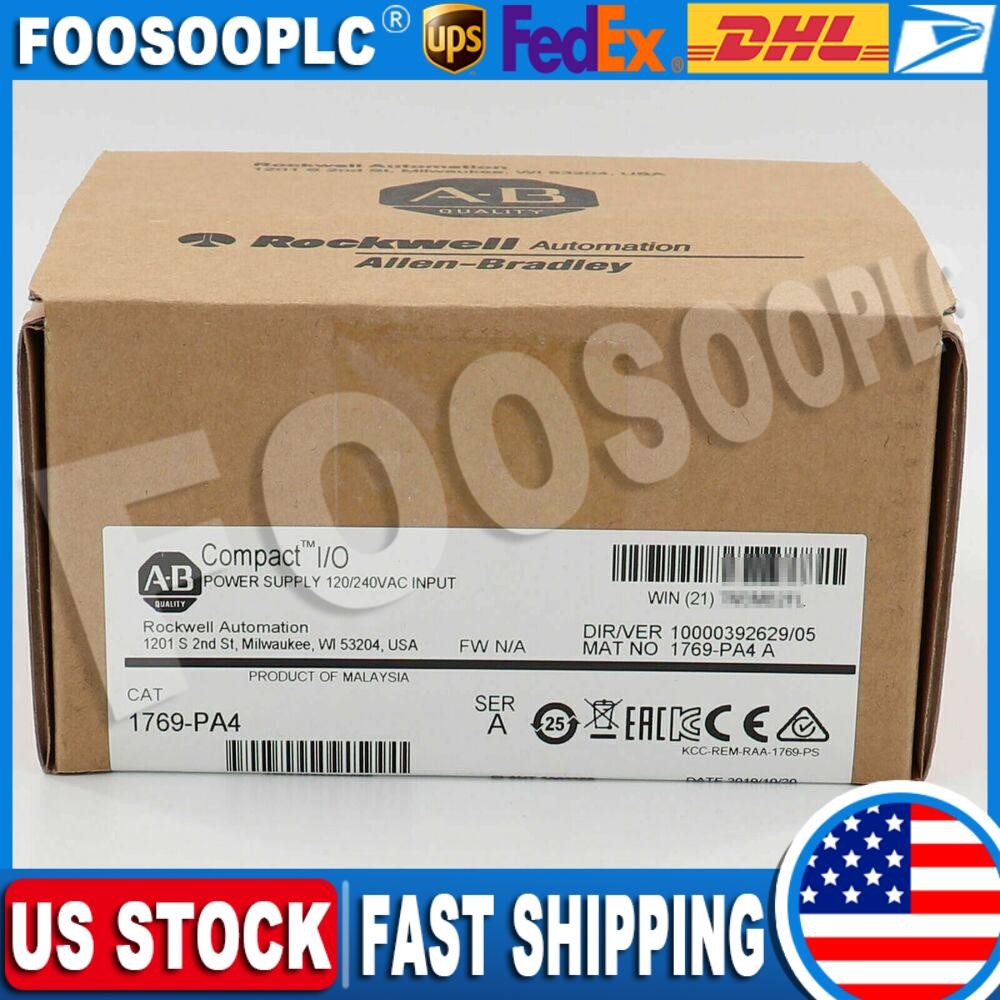New AB 1769-PA4 SER A CompactLogix Power Supply Module 1769PA4 US Free Tax