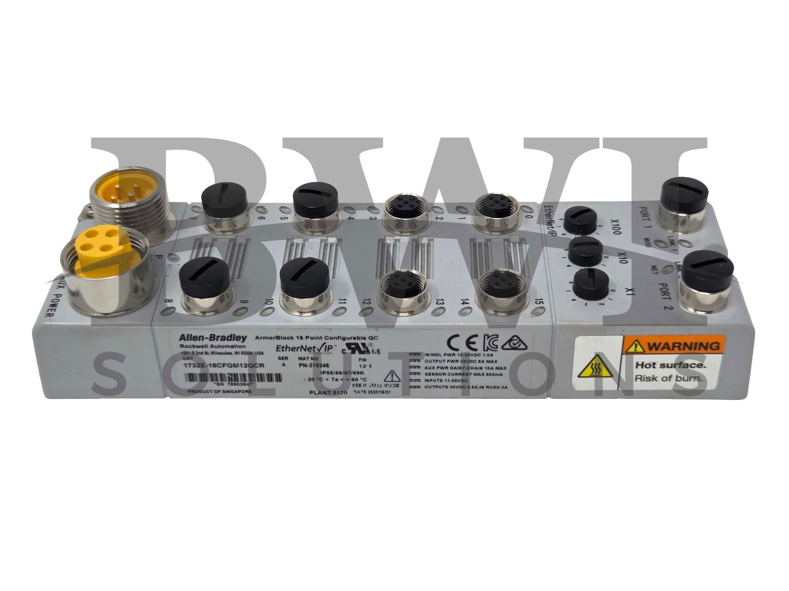 NEW Allen Bradley 1732E-16CFGM12QCR /A ArmorBlock 16PT Configurable QC Module