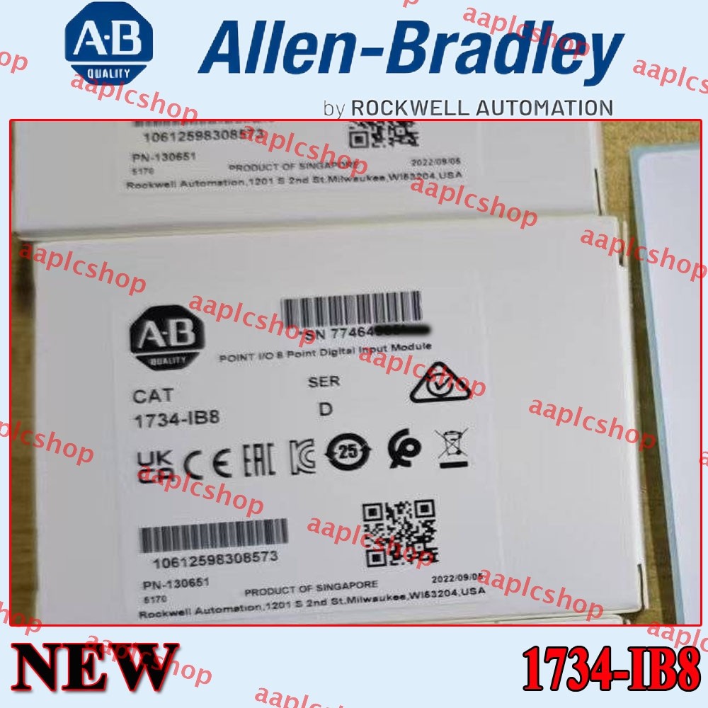 NEW PLC 1734-IB8 SER.D Digital Input Module New Factory Sealed 1734IB8