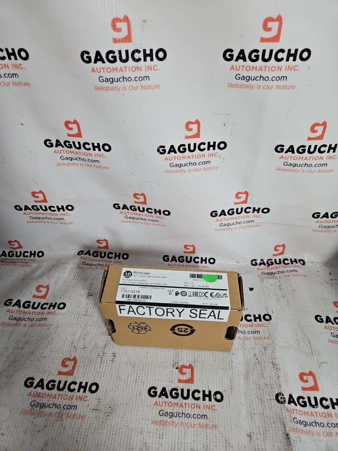 Surplus SEALED Allen Bradley 1762-IQ16 /A MicroLogix 1200 16-Pt 24VDC Input