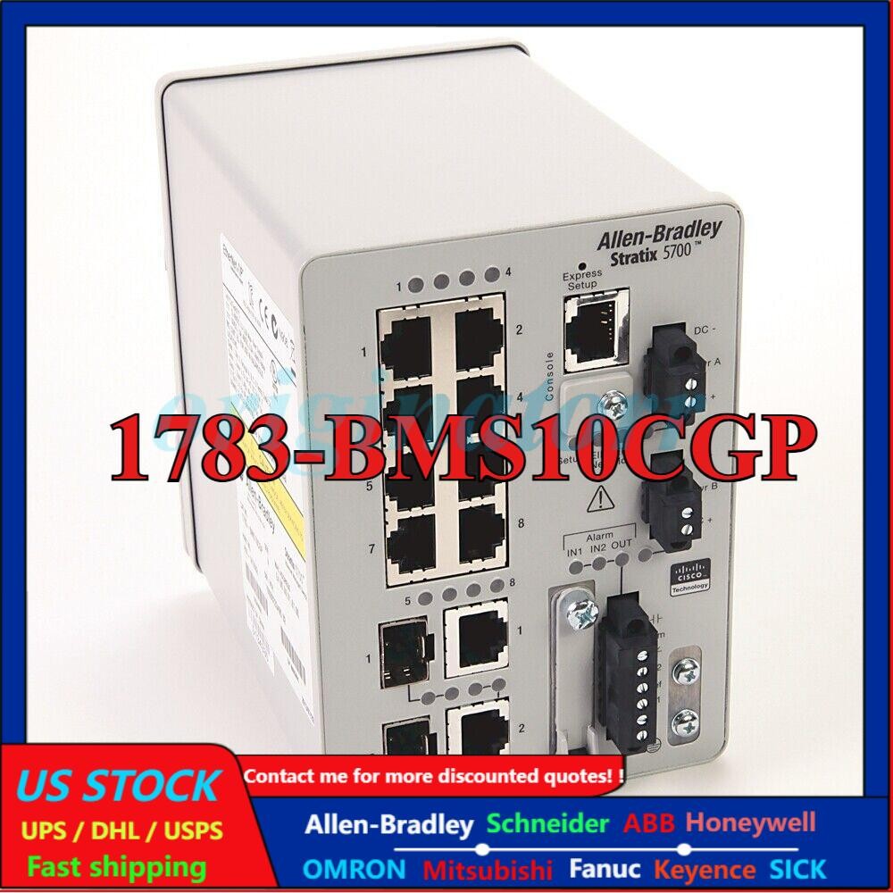 Factory Sealed 1783-BMS10CGP / A Port Managed Ethernet Switch 1783-BMS10CGP new!