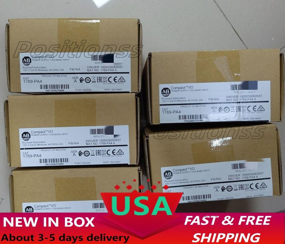 New Allen-Bradley 1769-PA4 SER A Compact Power Supply Module 1769PA4