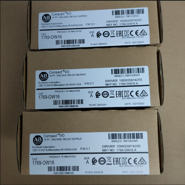 AB 1769-OW16 CompactLogix Relay Output Module 2023 New Factory Sealed