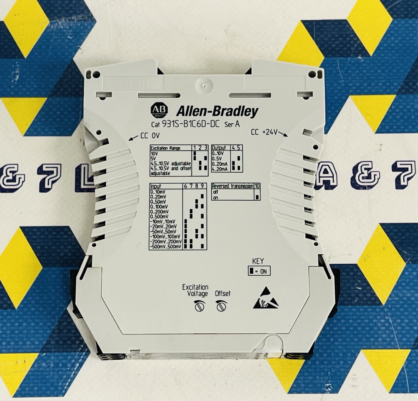 Allen Bradley 931S-B1C6D-DC SER. A Active Bridge Isolation Signal Conditioner