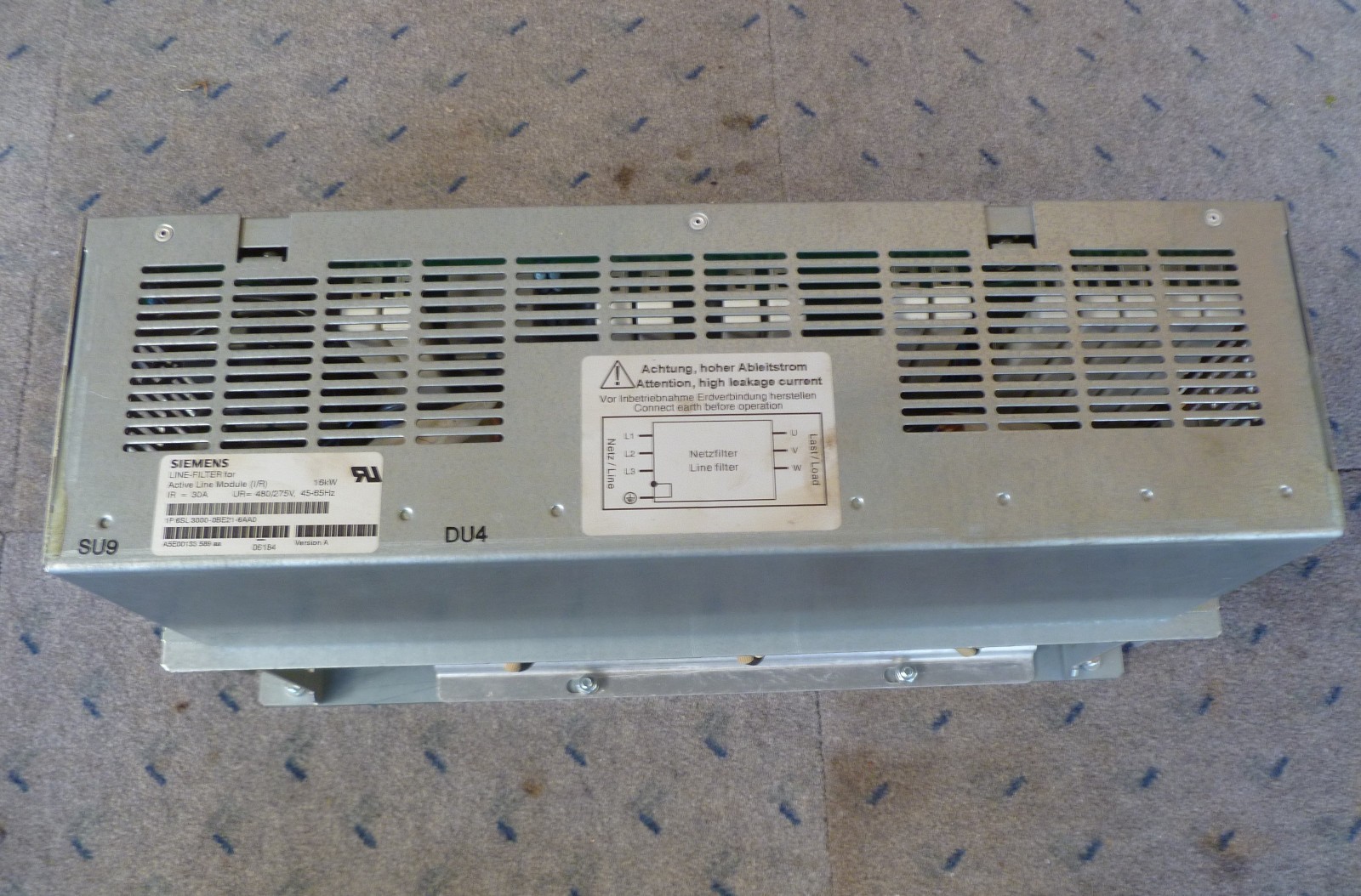 Siemens 6SL3060-1FE21-6AA0 SINAMICS adapter set for 16 kW Active Line Module lin