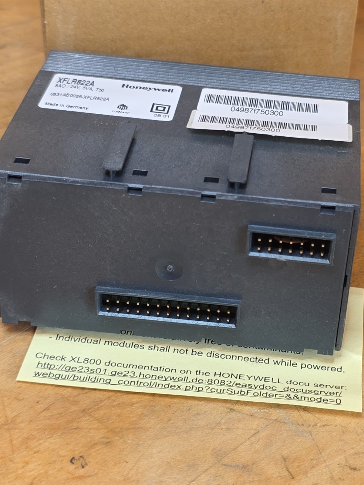 HONEYWELL XFLR822A OUTPUT MODULE ANALOG 8 OUTPUT New *WE*SHIP*TODAY*