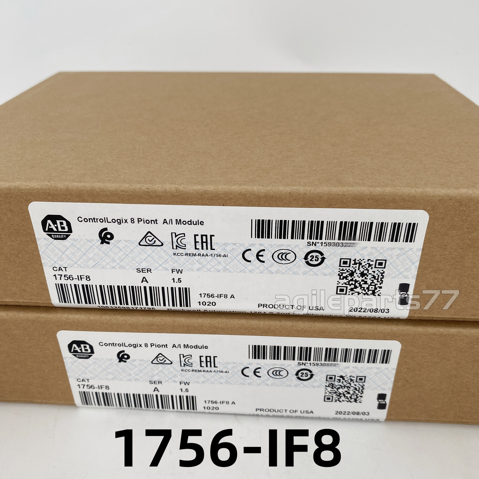Allen Bradley 1756-IF8 AB ControlLogix Point A/I Module 1756IF8 New US Stock