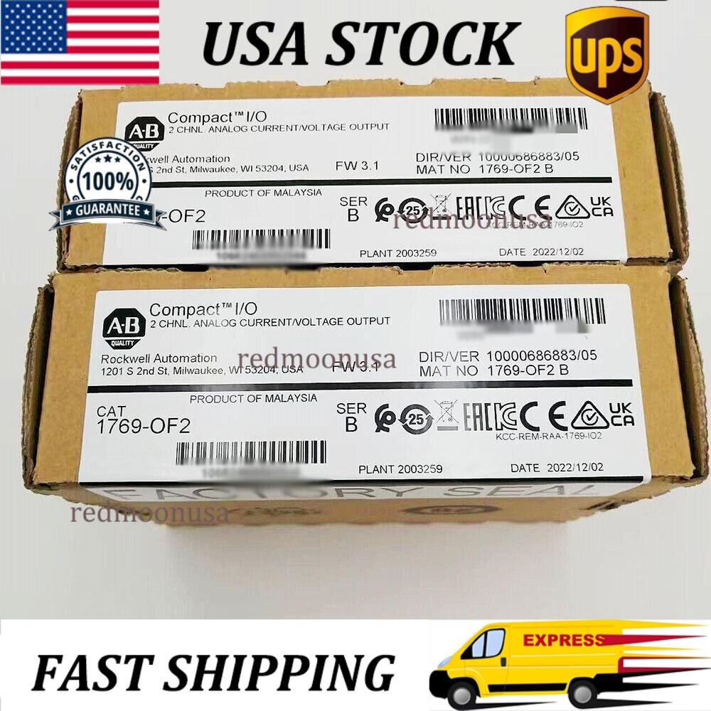 1 PCS New Factory Sealed AB 1769-OF2 SER B Compact I/O Output Module 1769OF2 US