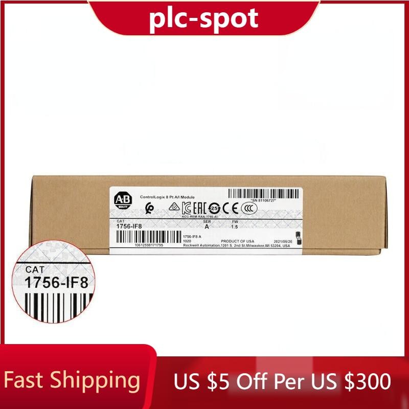 Allen-Bradley 1756-IF8 Ser A 1756IF8 ControlLogix 8 Point A/I Module New Sealed