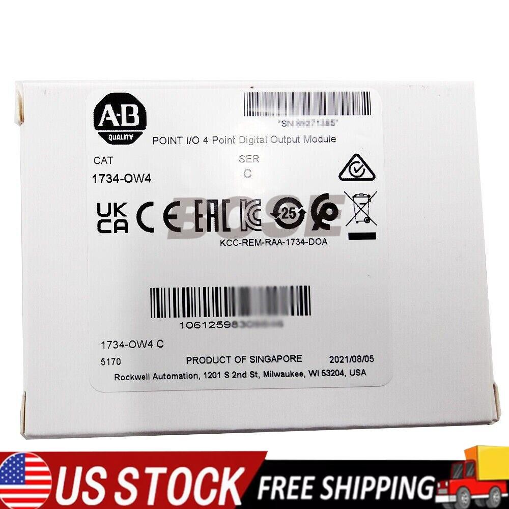 New AB 1734-OW4 POINT I/O 4 Point Digital Output Module 1734OW4 US Free Tax
