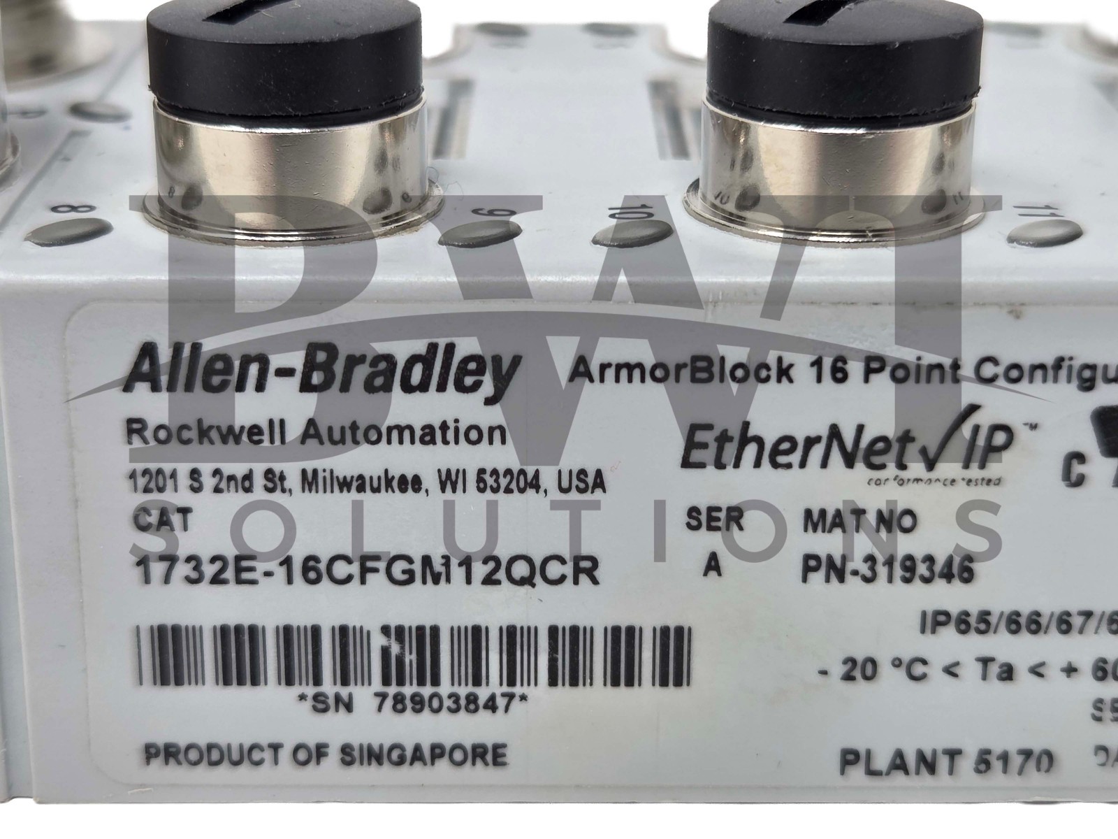 NEW Allen Bradley 1732E-16CFGM12QCR /A ArmorBlock 16PT Configurable QC Module