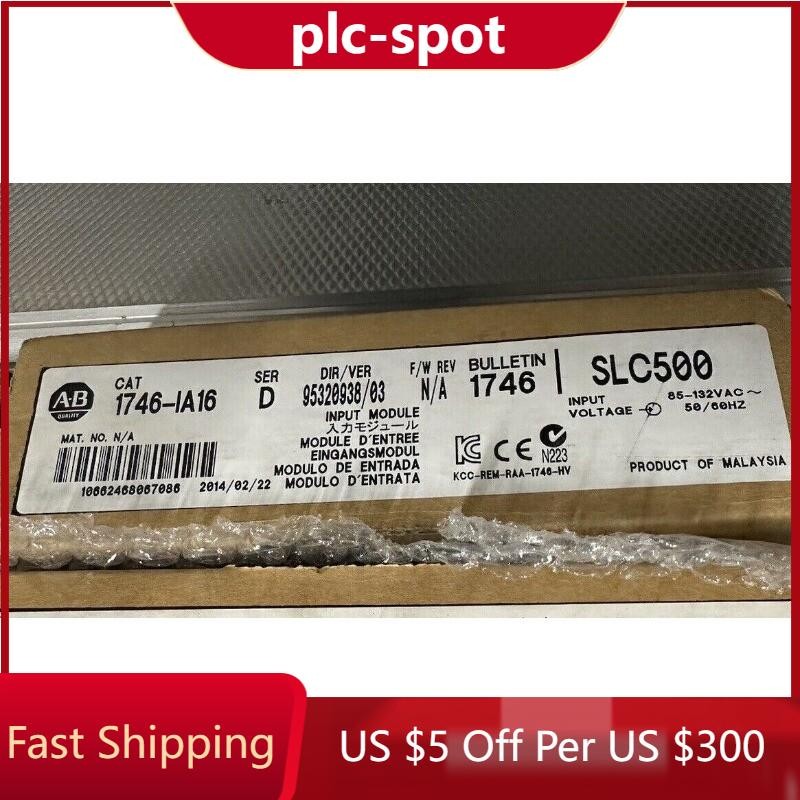 New Factory Sealed AB 1746-IA16 /D SLC 500 Input Module PLC 1746IA16