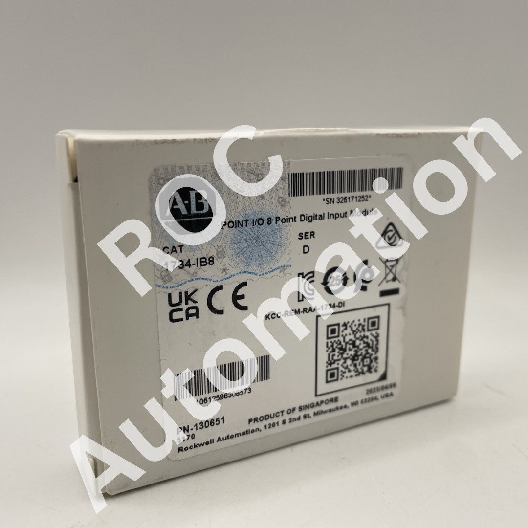 New Allen Bradley 1734-IB8 Series D POINT I/O 8 Point Digital Input Module