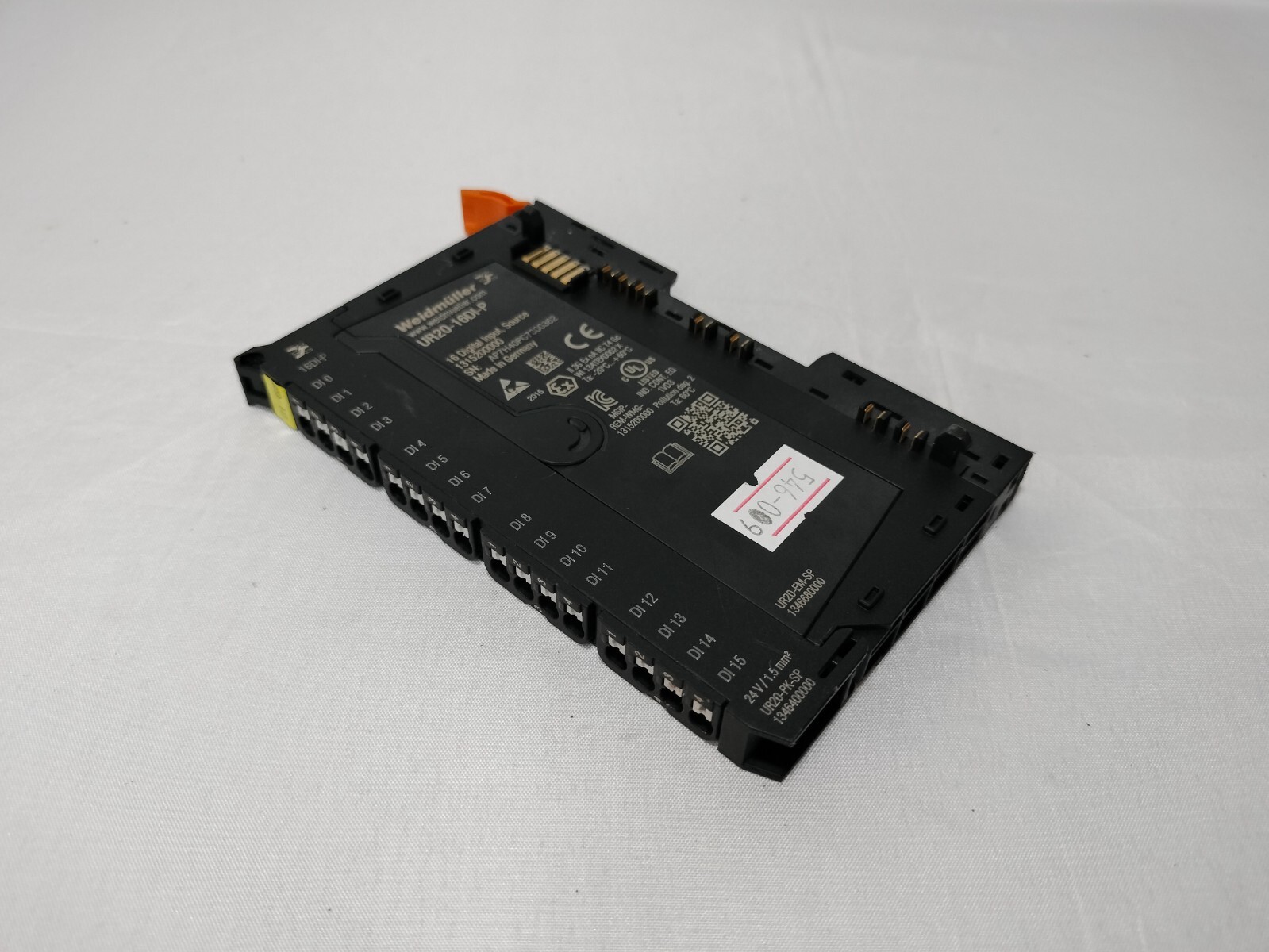 Weidmuller UR20-16DI-P UR2016DIP 1315200000 Remote I/O Module Made in Germany