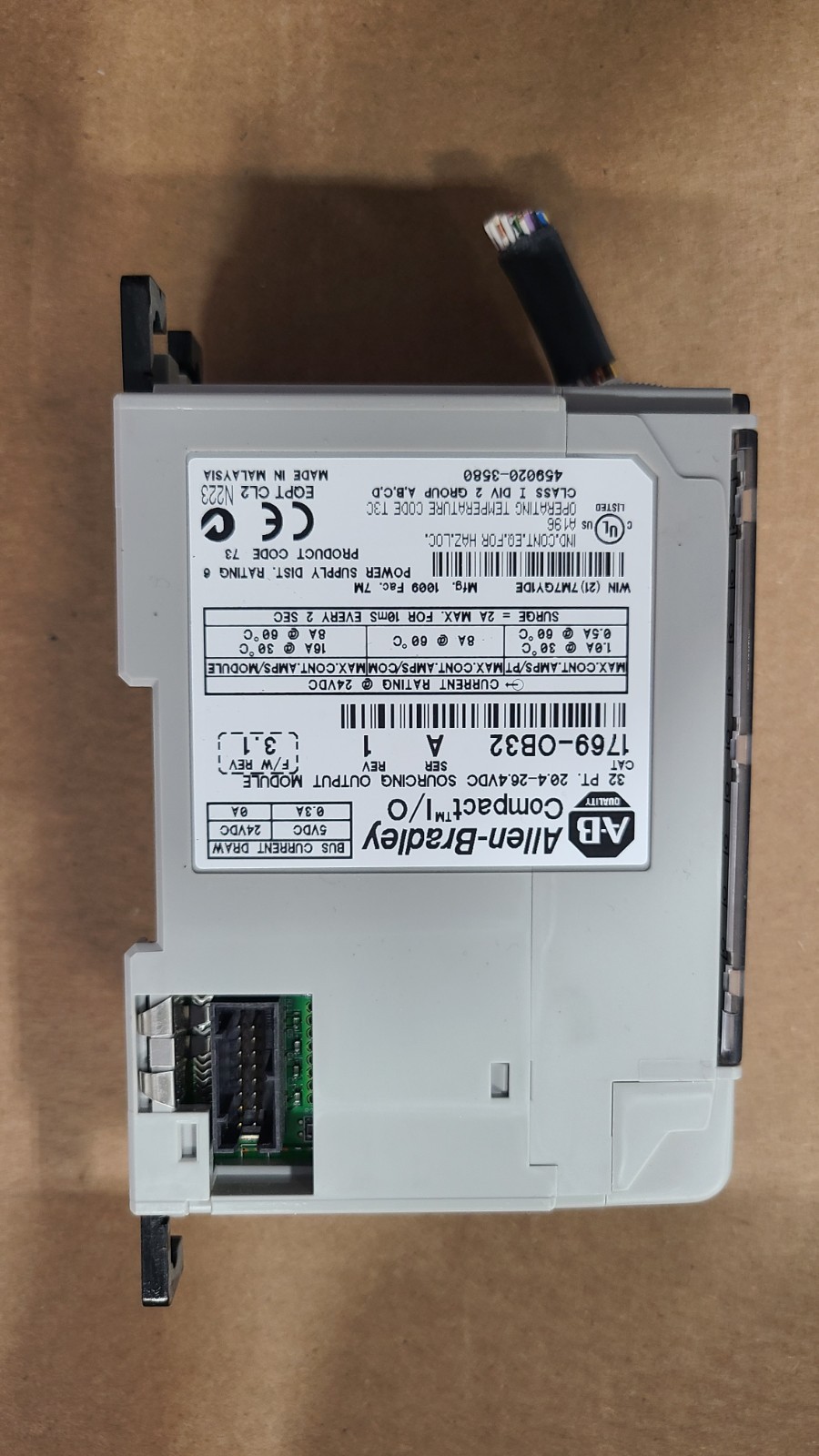 Allen Bradley 1769-CRR3 1769-ECR 1967-ECL also one unknown. All included in one