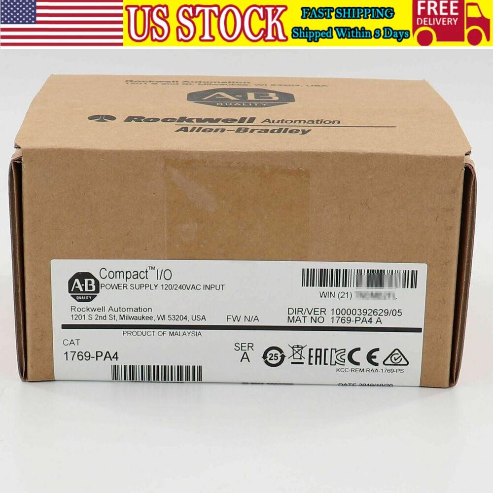 New AB 1769-PA4 SER A CompactLogix Power Supply Module 1769PA4 US Free Tax