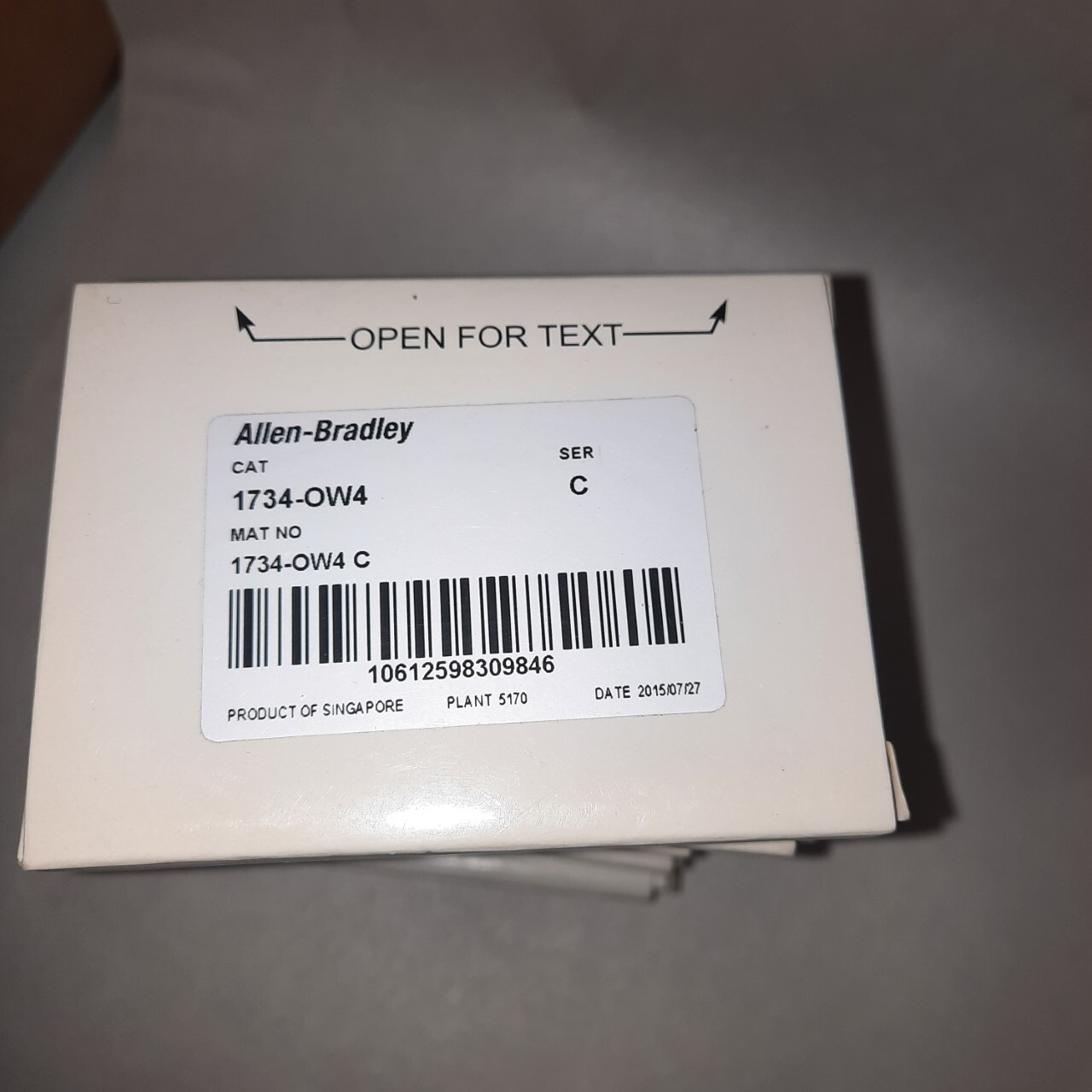 Allen Bradley 1734-OW4 I/O 4 Point Digital Output Module Ser. C New in Box