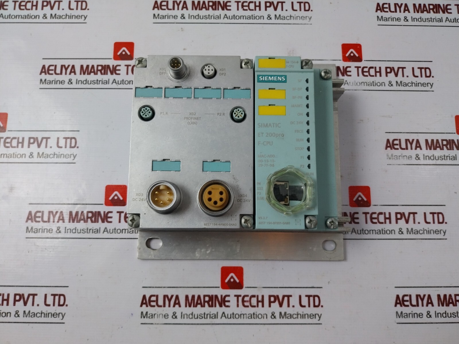Siemens 6ES7 1548FB010AB0 Interface Module Simatic ET 200PRO F-CPU DC 24V V3.2.7