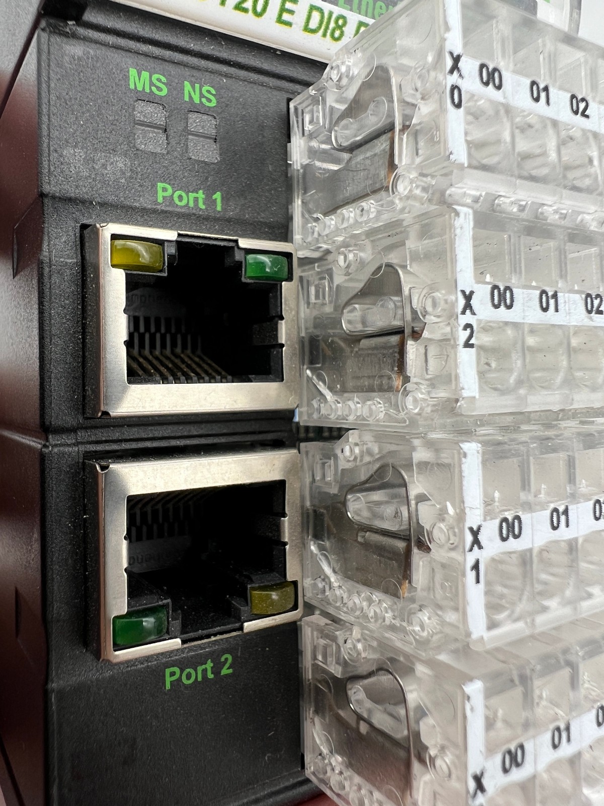 Murr Elektronik Impact20 E D18 D08 56917 2 Port Ethernet I/O Module GERMANY