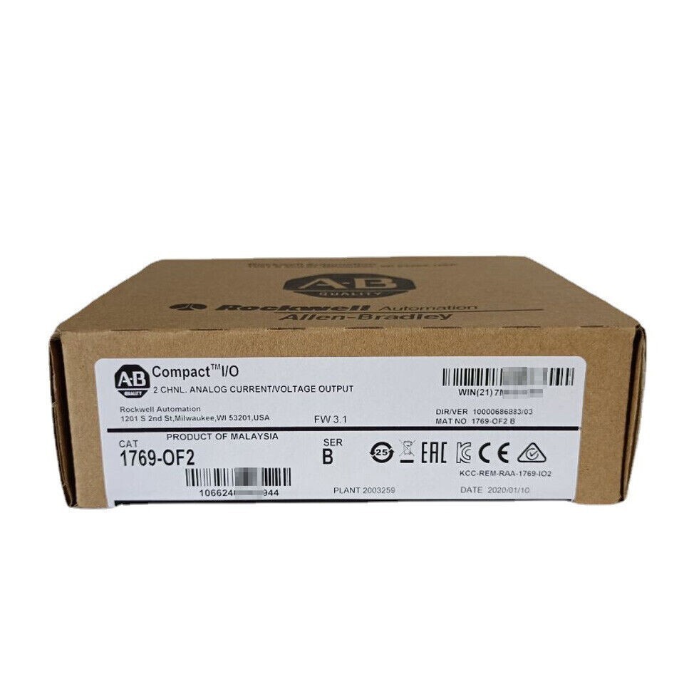 New Factory Sealed AB 1769-OF2 SER B Compact I/O Output Module 1769OF2 US Stock