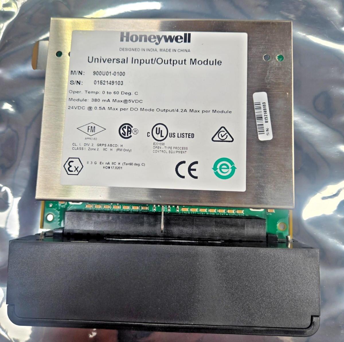 Honeywell 900U01-0100 PLC UNIVERSAL I/O MODULE ControlEdge 900 Platform