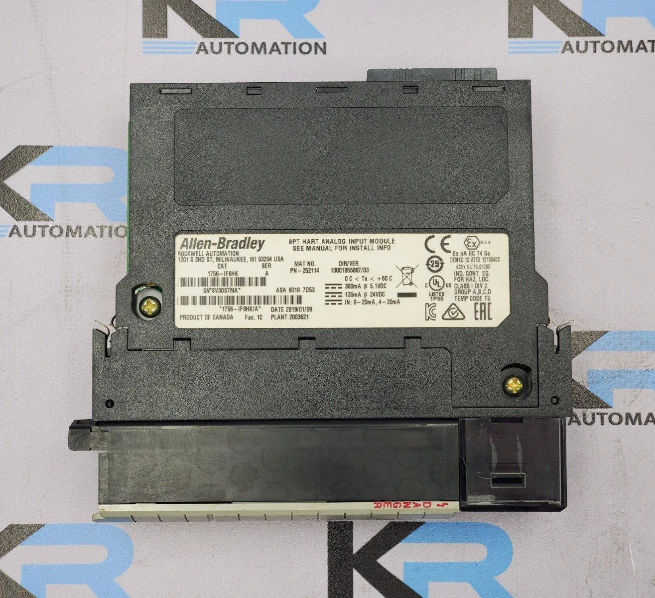Allen Bradley 1756-IF8H /A Control Logix Hart Analog Input Module