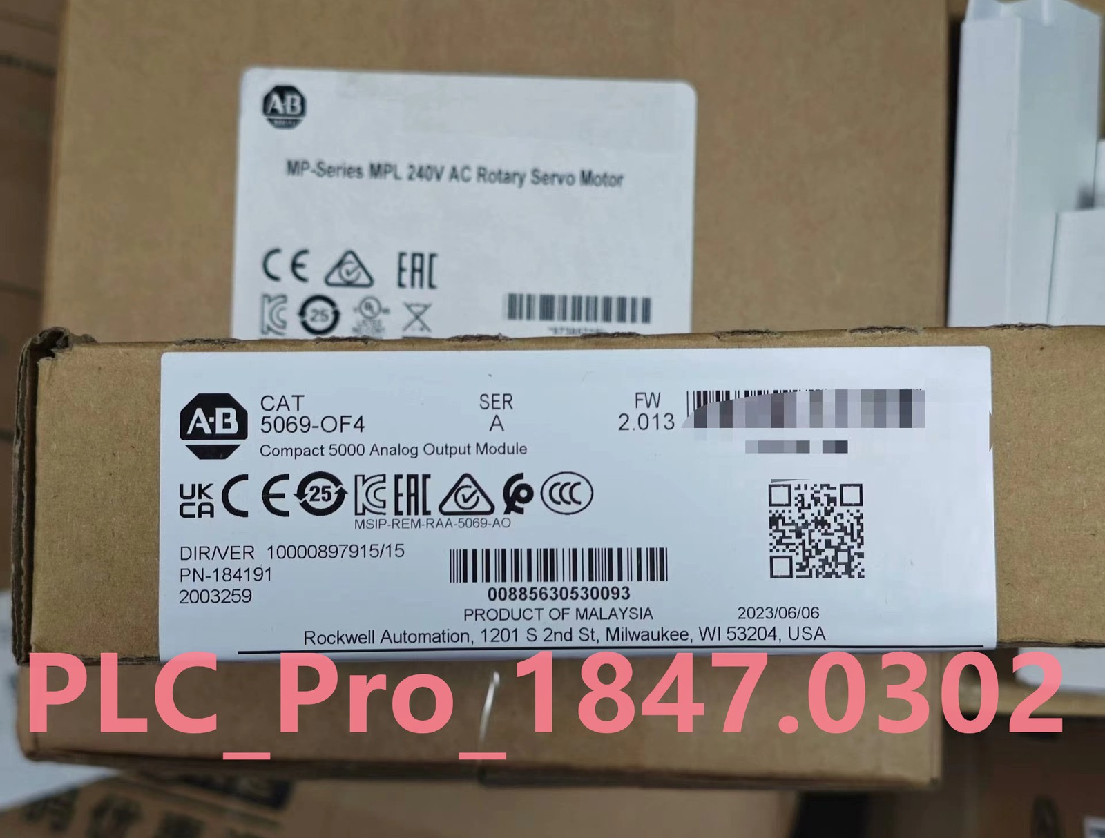 5069-OF4 1PCS New Allen Bradley 5069-OF4 SER A Compact 5000 Analog Output Module