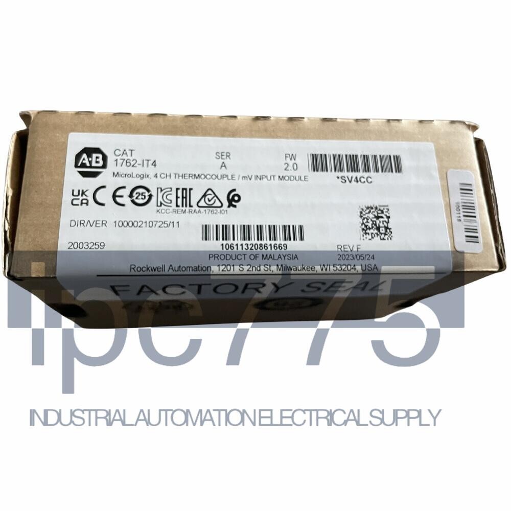 New 1762-IT4 SER A MicroLogix Themocouple/mV Input Module Allen-Bradley 1762-IT4
