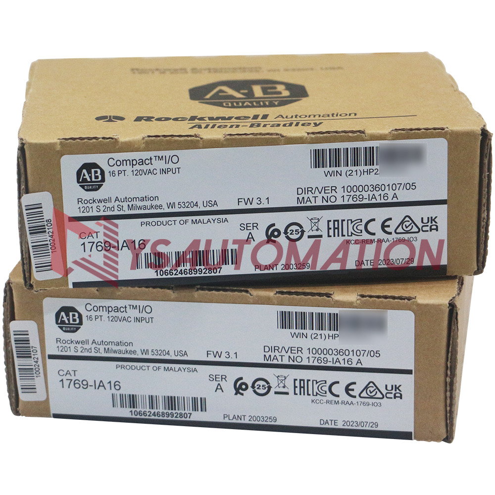 Allen Bradley 1769-IA16 CompactLogix 16 Point 120VAC Digital Input Module US