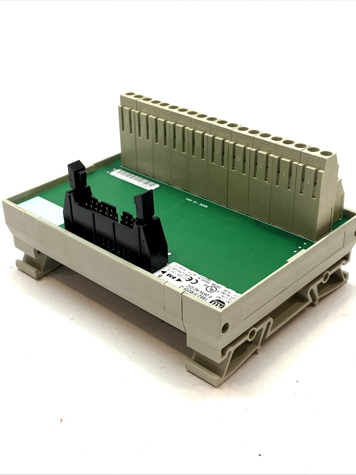 Allen Bradley 1492-IFM20F-2 IFM Module 20-Point Feed-Through Ser. B LOT OF 2