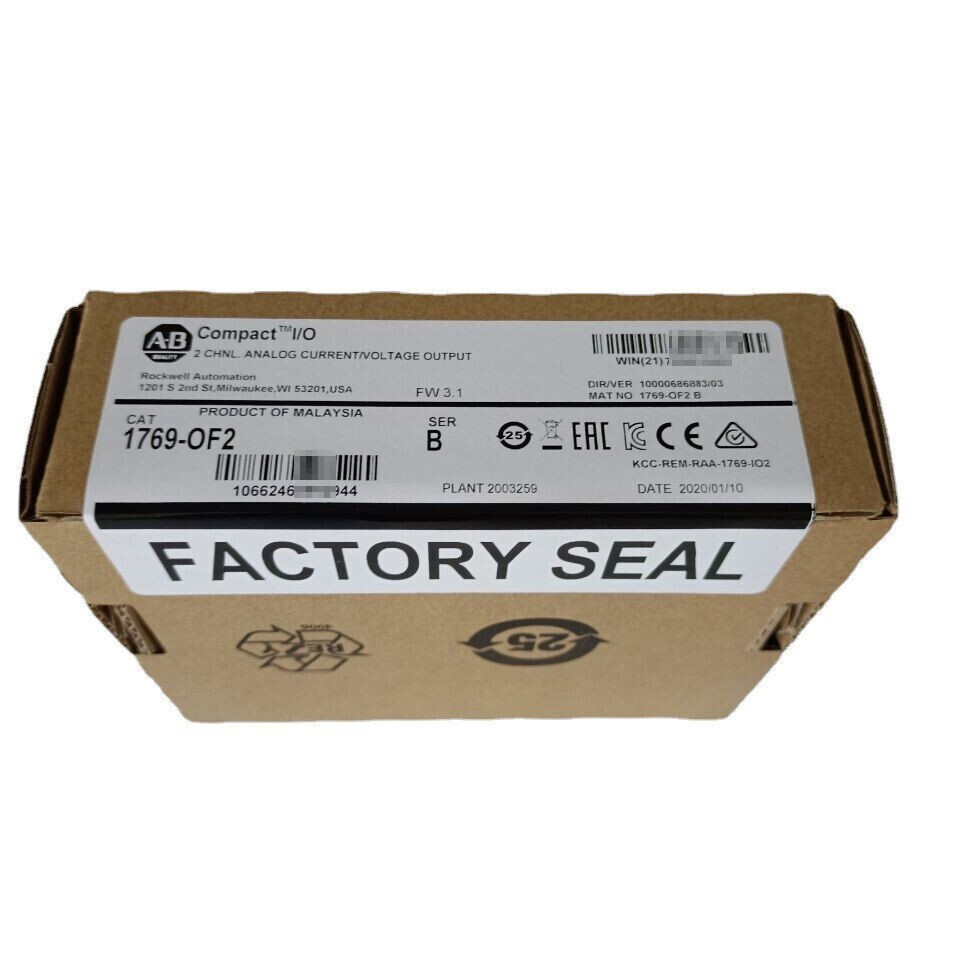 New Factory Sealed AB 1769-OF2 SER B Compact I/O Output Module 1769OF2 US Stock