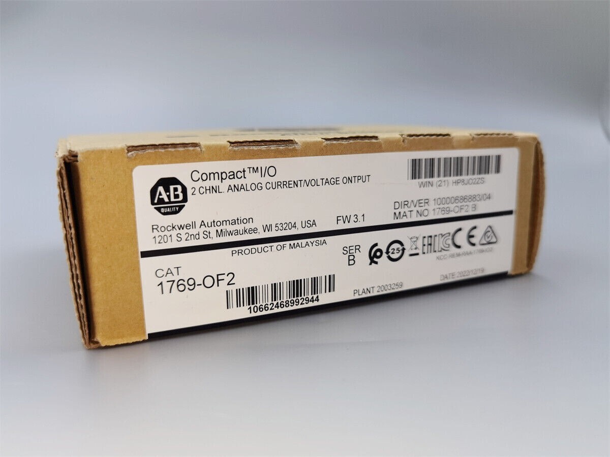 New Allen Bradley AB 1769-OF2 Compact I/O Output Module 1769OF2 US Free Tax