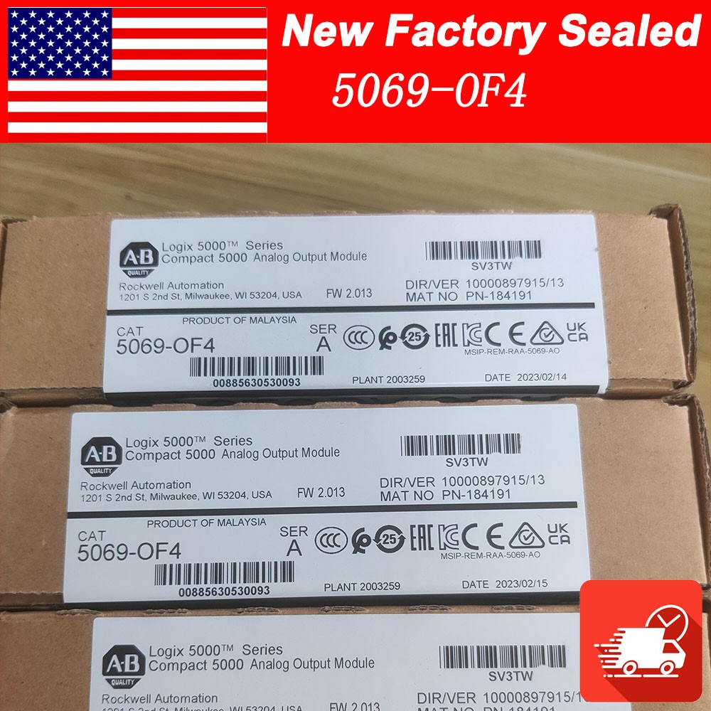 AB 5069-OF4 Compact 5000 Logix Analog Output Module 5069OF4
