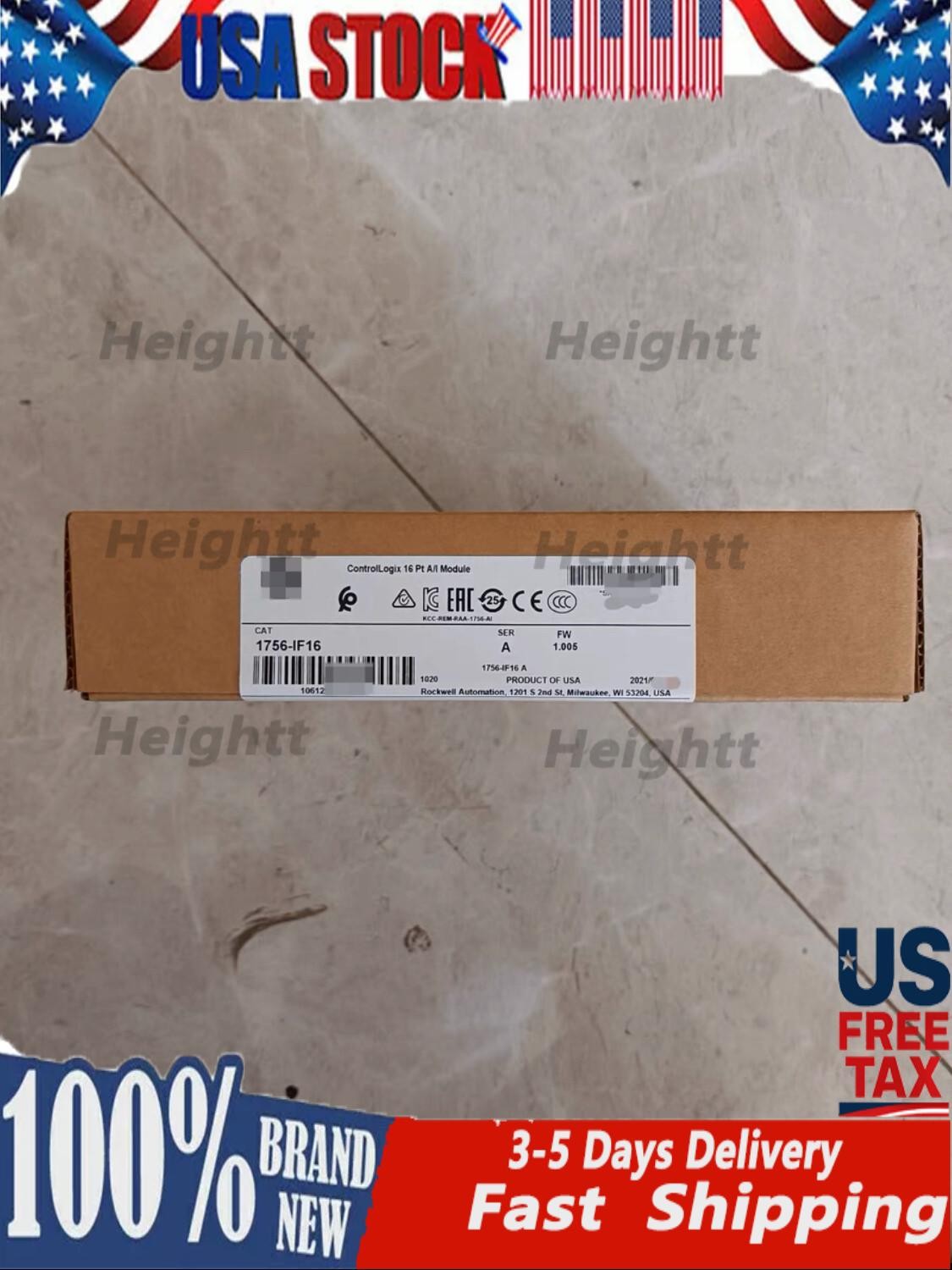 New Factory Sealed A-B 1756-IF6I SER A ControlLogix 6 Point Isolated A/I Module