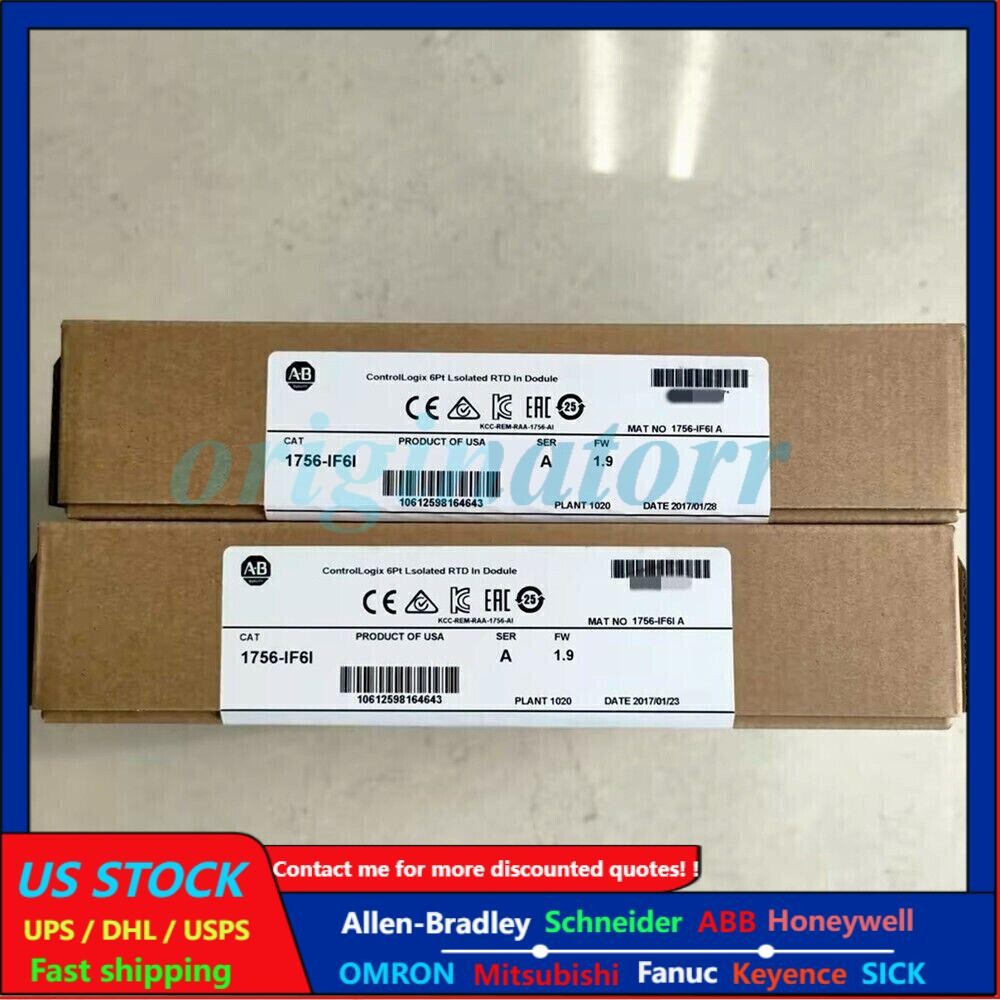 nEW IN BOX Allen-Bradley 1756-IF6I ControlLogix 6 Point Isolated A/IModule