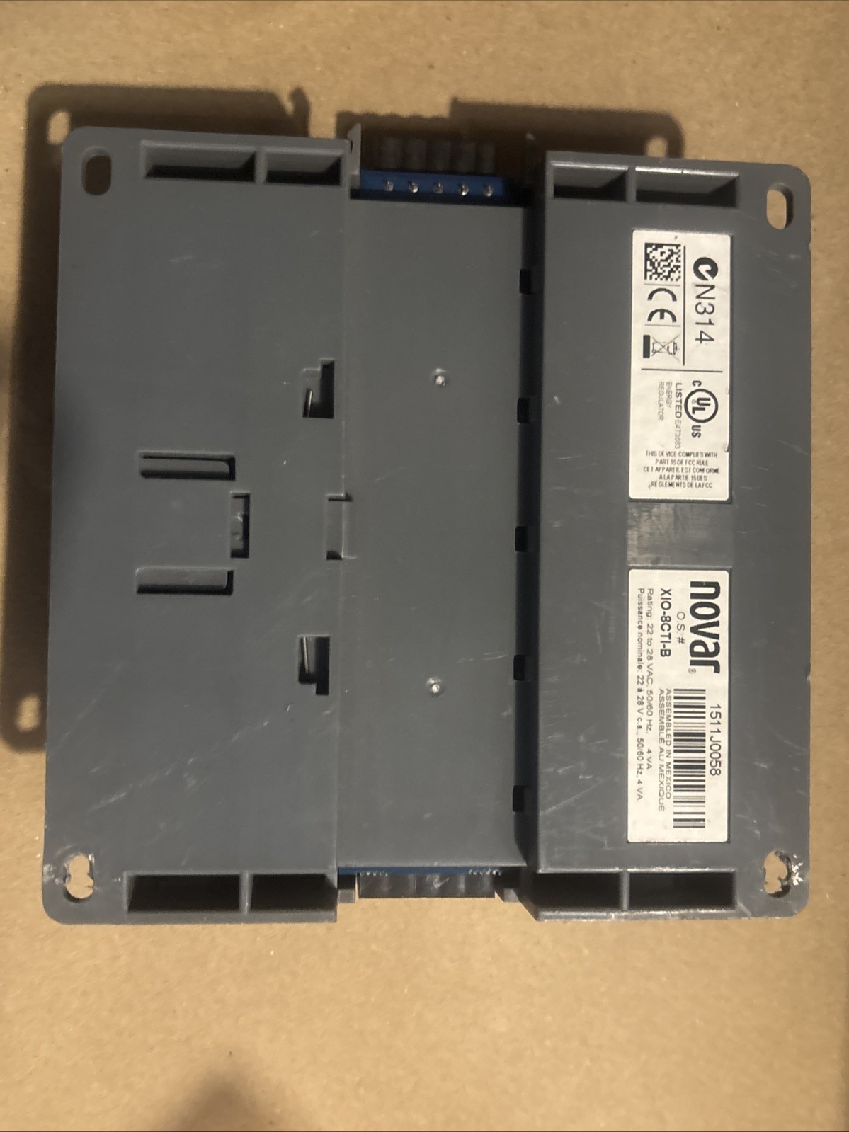 Novar Honeywell Opus XIO‑8CTI‑B XIO.80CT BACnet Remote I/O 8 CT Inputs Module